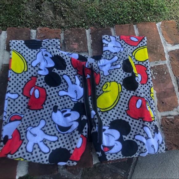 Disney Mickey Mouse pajama bottoms size small - Picture 1 of 4